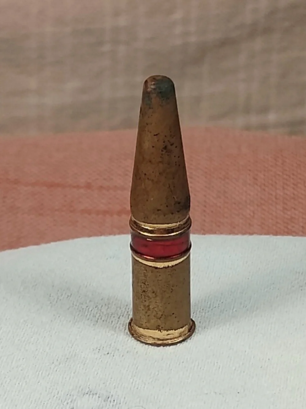 Vintage Pencil Lid - Resembles Military Ammunition
